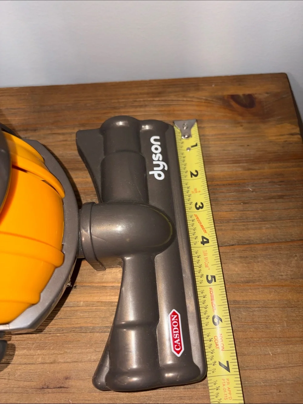 Dyson Kids Toy Vacuum in Yellow, Gray and Red